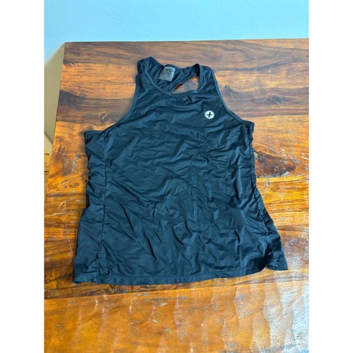 Gym coffee black racerback - gym,