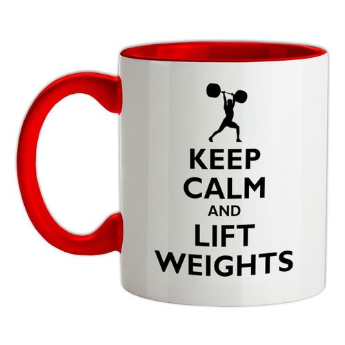 Keep calm and lift weights - calm,